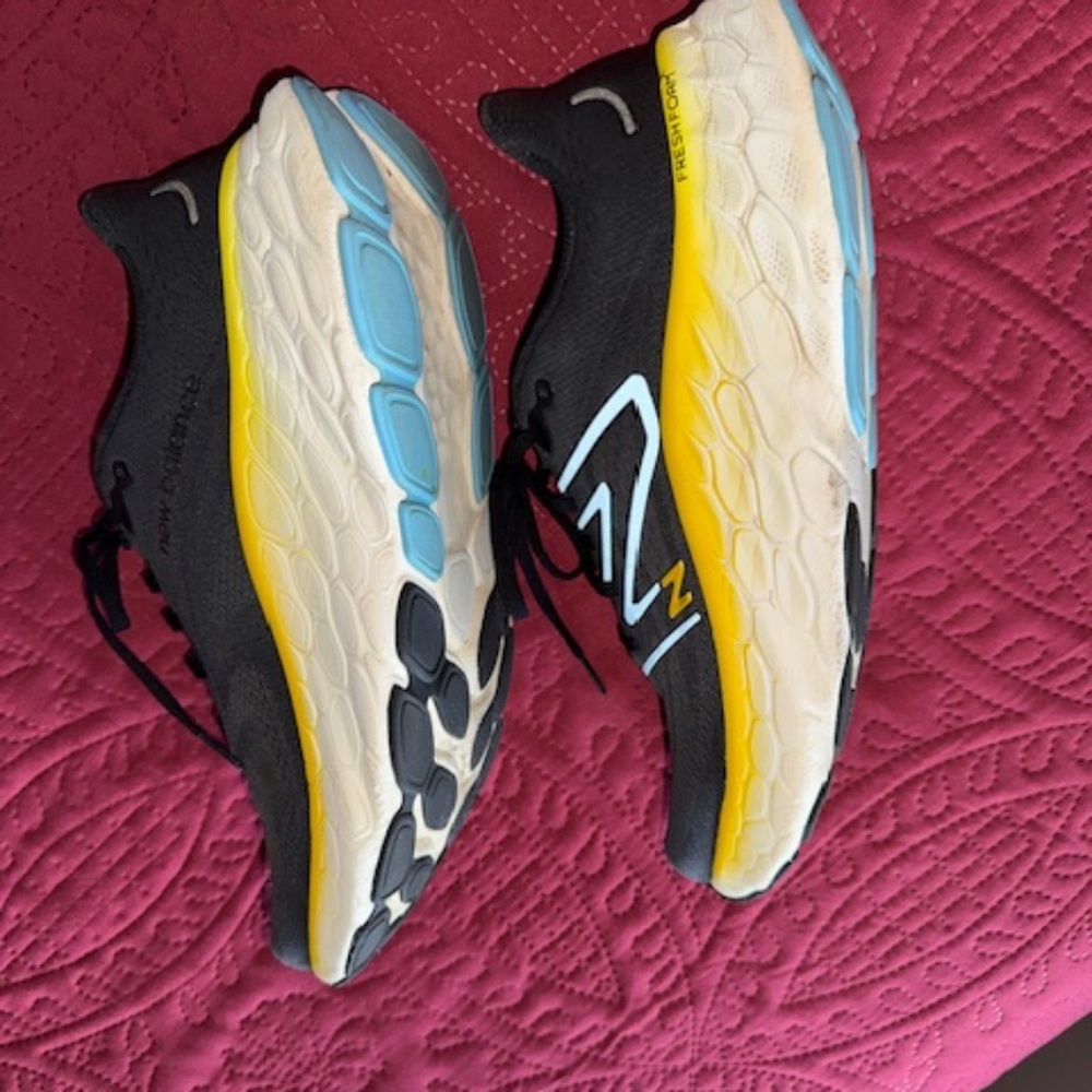NEW  -----New Balance Fresh Foam X mens 12.5 D  , Black, New..Excellent Cond.